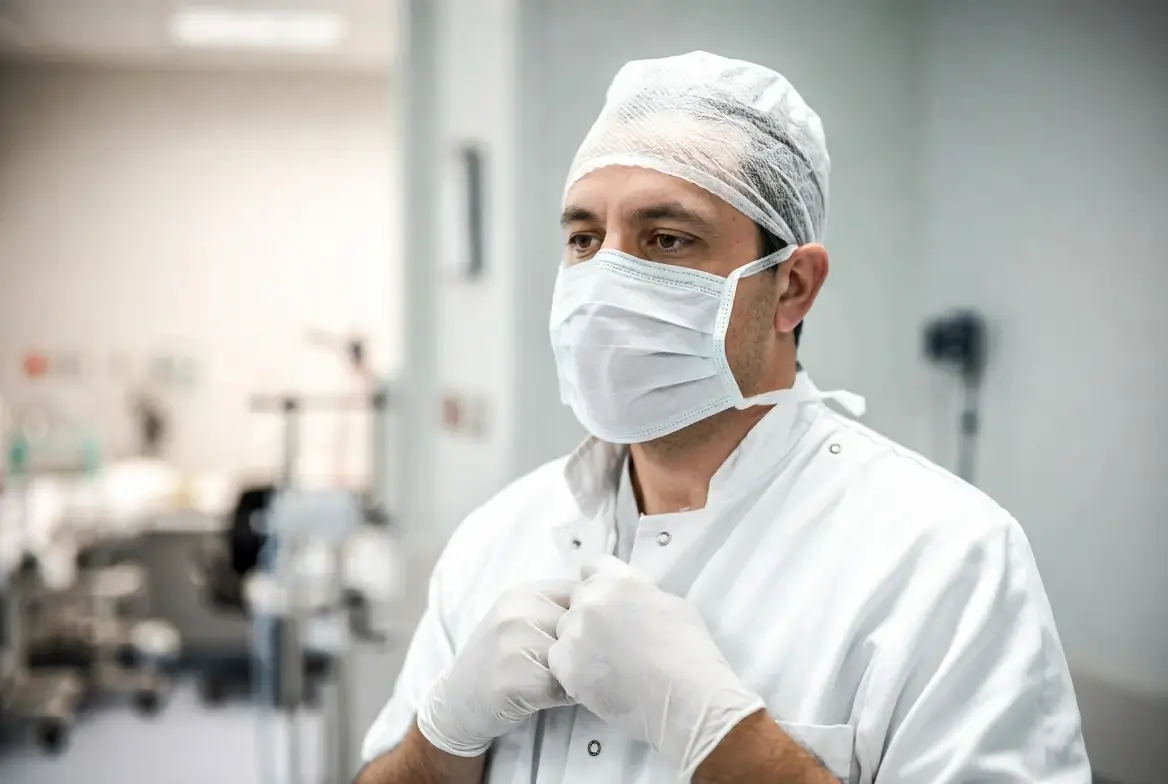 Uniforme quirúrgico blanco para hombre en Guadalajara - Color clásico hospitalario